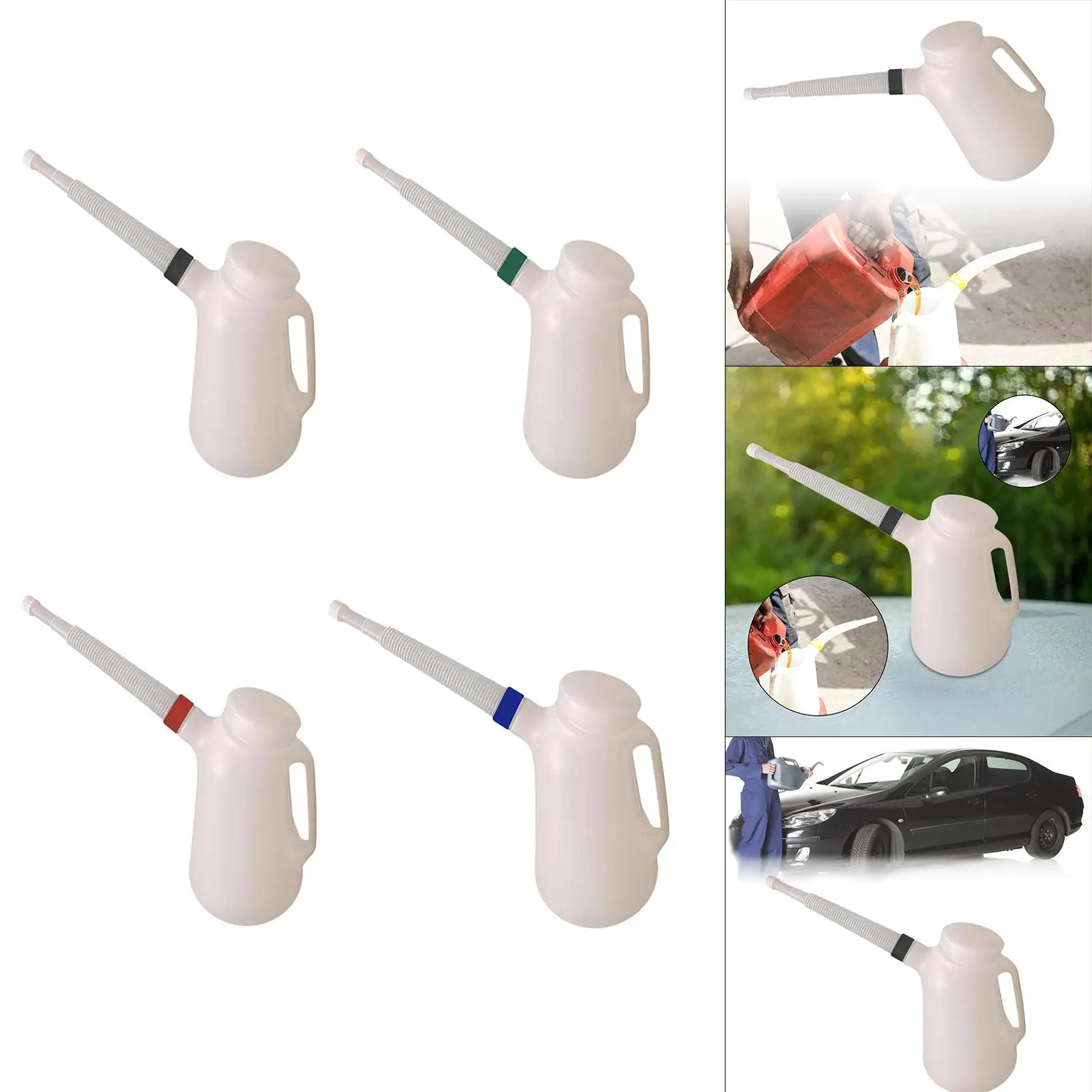 

Oil Measuring Dispensing Jug, Leakproof Sturdy Portable Oil Measuring Container