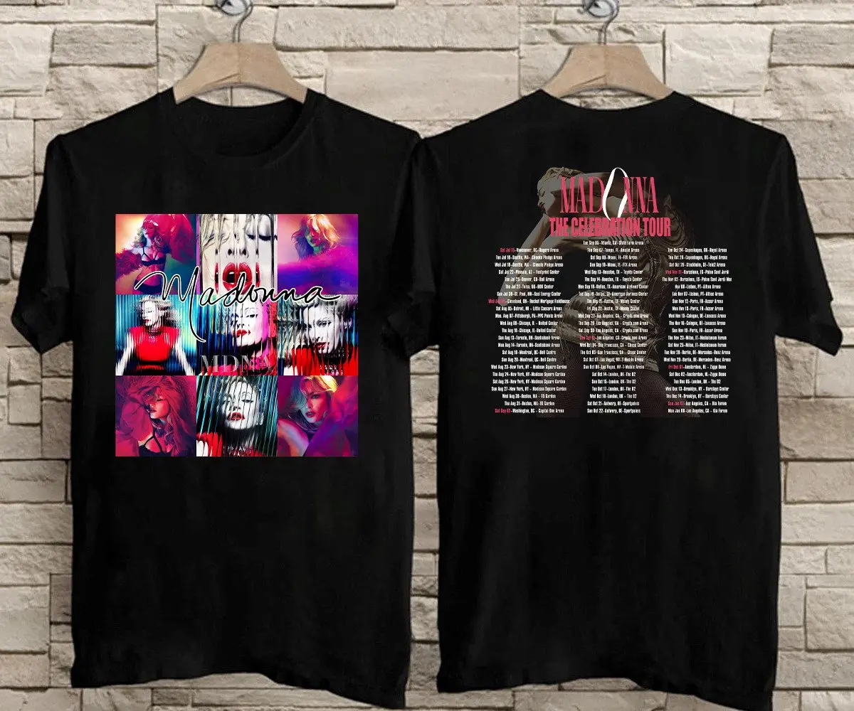 Madonna Four Decades the Celebration World Tour 2023 T-shirt