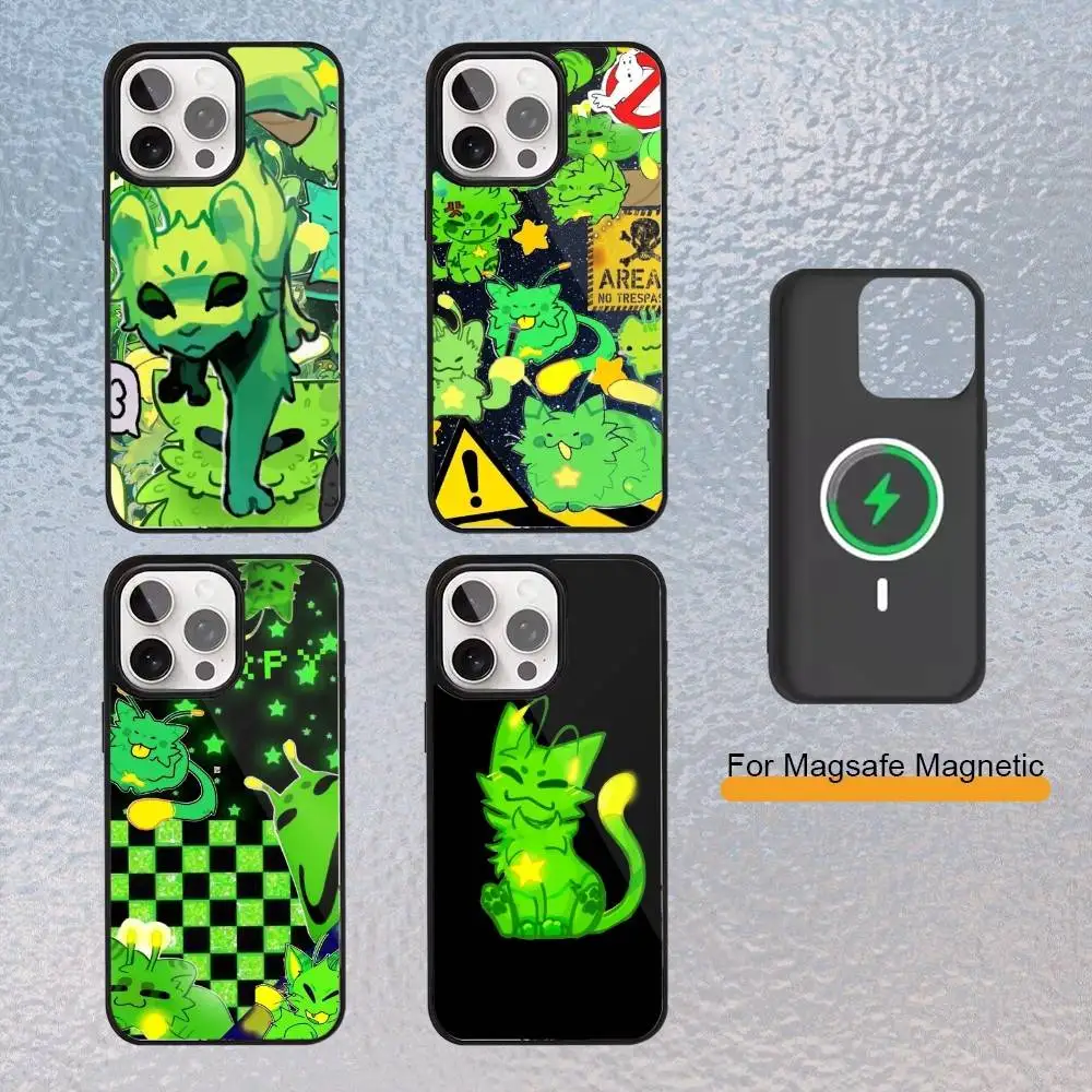 

G-GnarpyS C-Cat Phone Case For iPhone Magsafe Magnetic 17,16,15,14,13,12,11 Wireless Charging cover