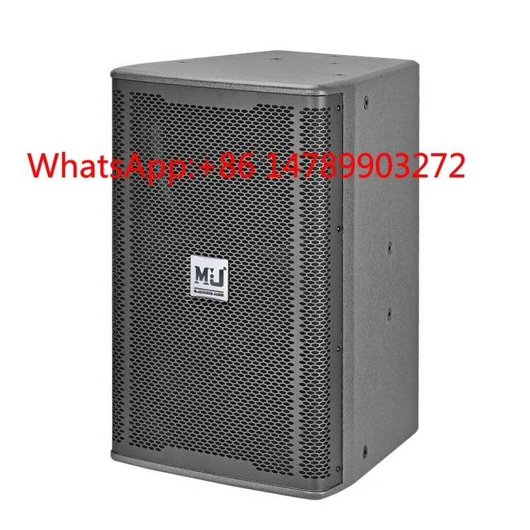 Compact Passive Karaoke Subwoofer Speaker 500W Wooden Cabinet for Home KTV Indoor Entertainment Party Audio System