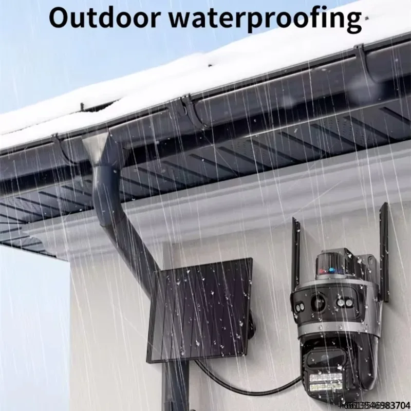 ENSTER 2K AOV 24h Recording Outdoor Smart Home WIFI PTZ Surveillance  Wireless CCTV IP  Security Solar  Camera view 6