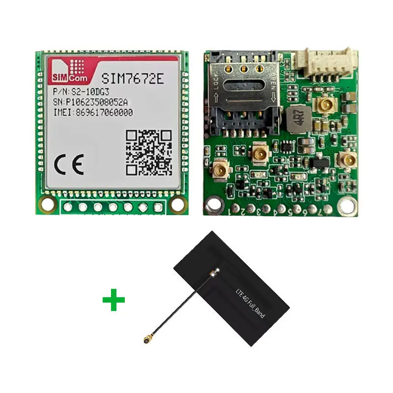 SIMcom SIM7672G/E/NA Core Board Qualcomm Chip Data+GNSS Optional - Voice-Free SIM Card Module for M2M And IoT Applications