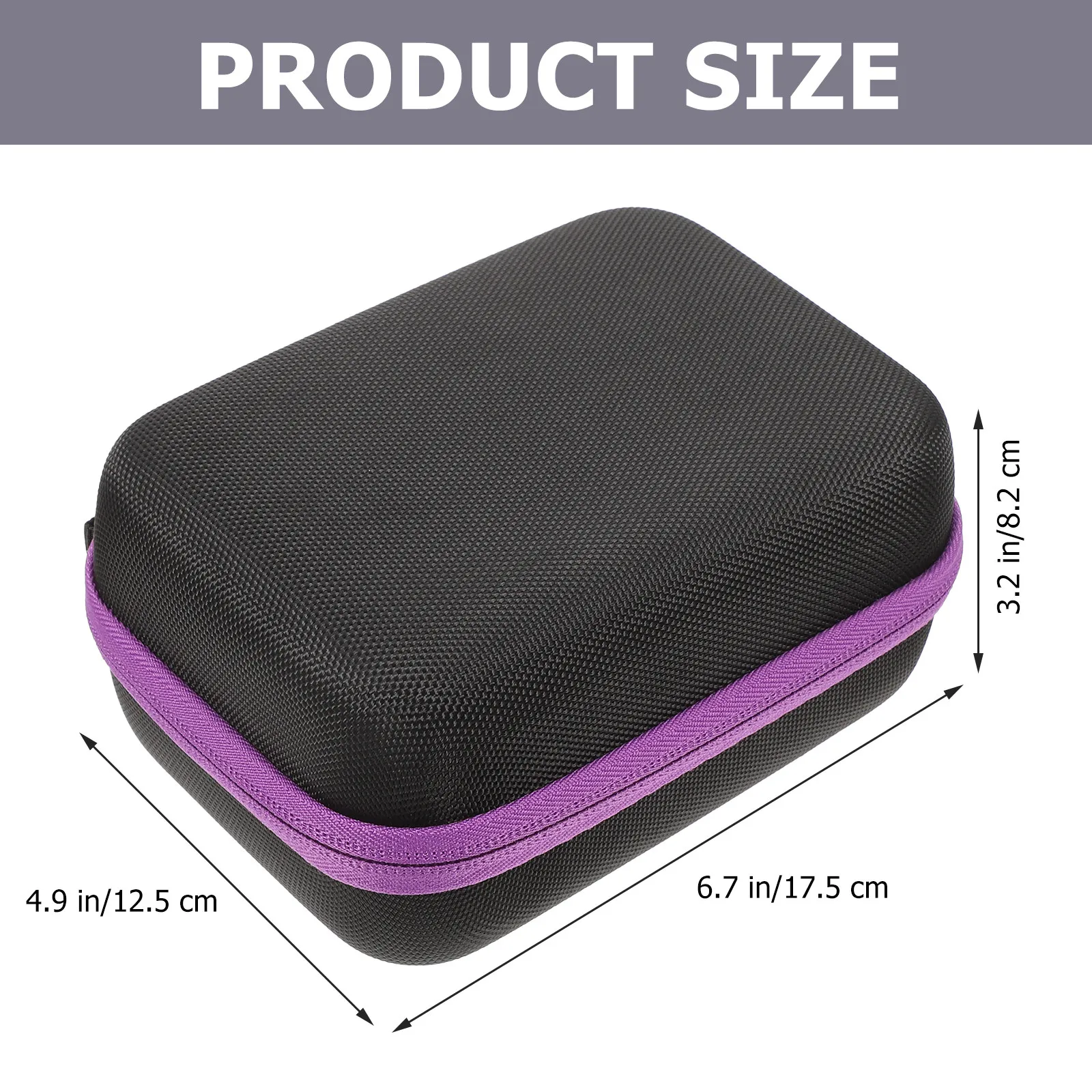 1Pcs Essential Oils Storage Holder Universal 12 Slots Eva Hard Shell Shockproof Protection Case Roller Bottle Organizer Travel