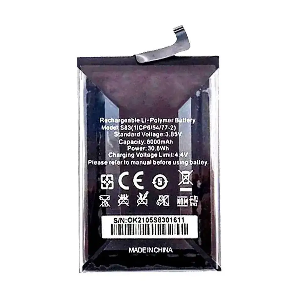 Premium Replacement High-Capacity For Oukitel WP9 Mobile Phone Battery 8000Mah