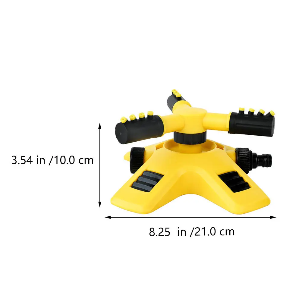 Rotating Sprinkler Lawn Garden Irrigation System Plastic Durable Even Spray Useful Replacement Sturdy Outdoor Plants Grass Head