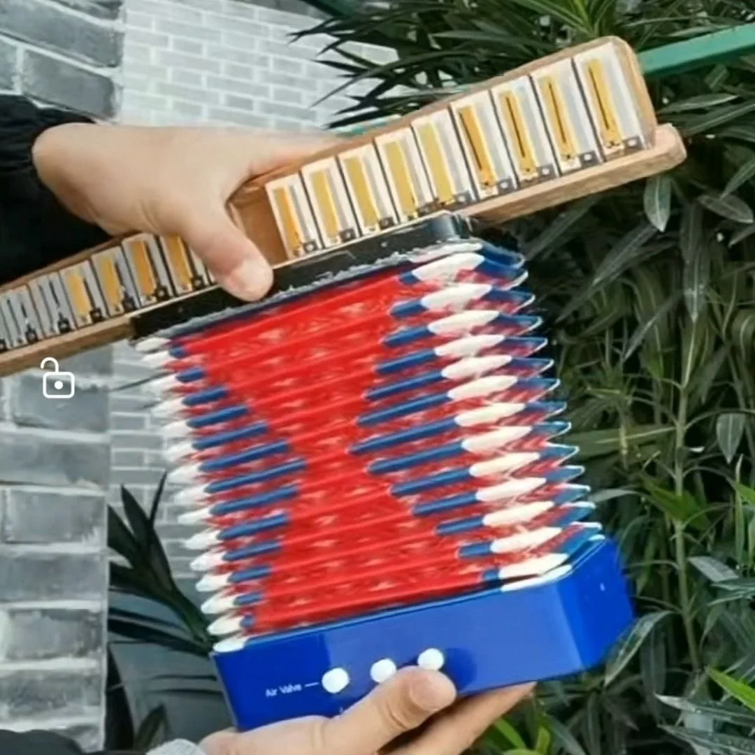 Accordion Reed Testing Tool for Tone Quality Pitch Buzzing & Leather Bellows Tuning Miracle Repair Kit