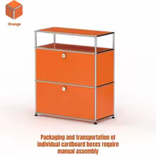 Modern Modular Metal Sideboard Cabinet｜2-Unit Flip Door Storage Console｜Minimalist Entryway or Living Room Shelf - AliExpress 