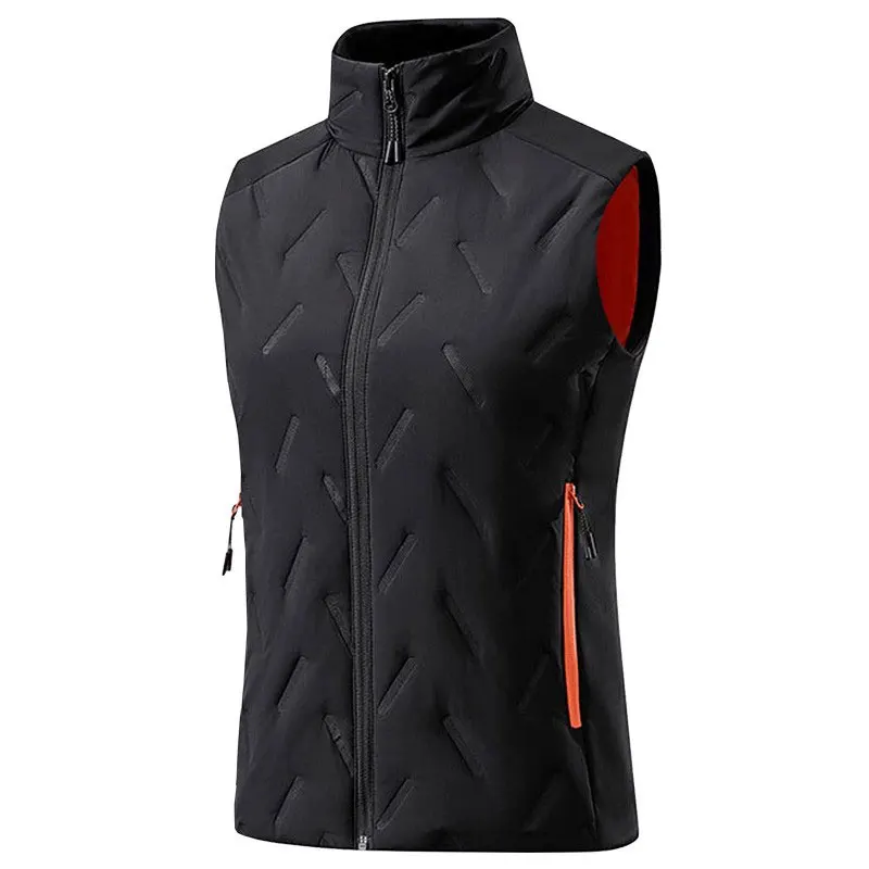 Winter Apparel Women Thick Golf Vest Women Style Stand Collar Vest Casual All-Match plus Velvet Vest Warm Golf Clothing