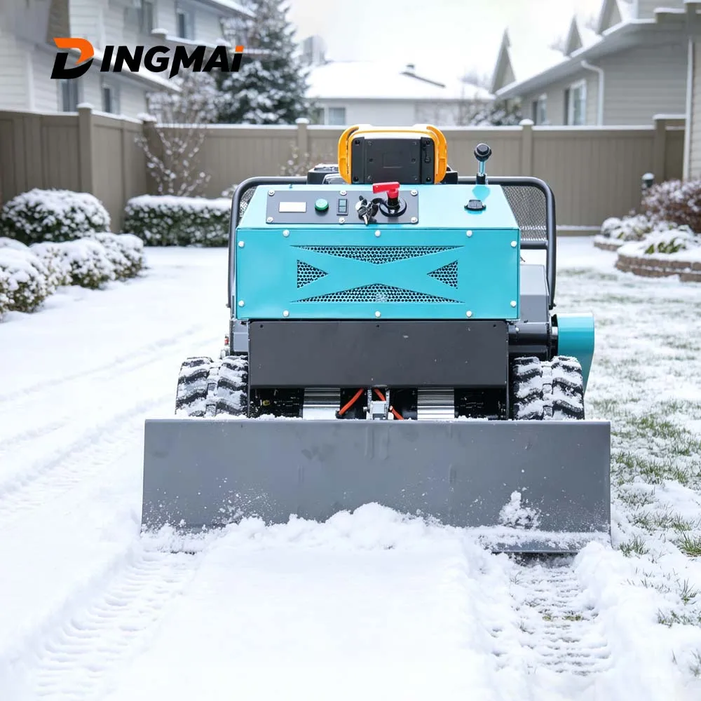 Industrial RC Crawler Lawn Mower 45 Degree Climbing For Wasteland Reclamation Orchard Farm Agricultural Projects Customized
