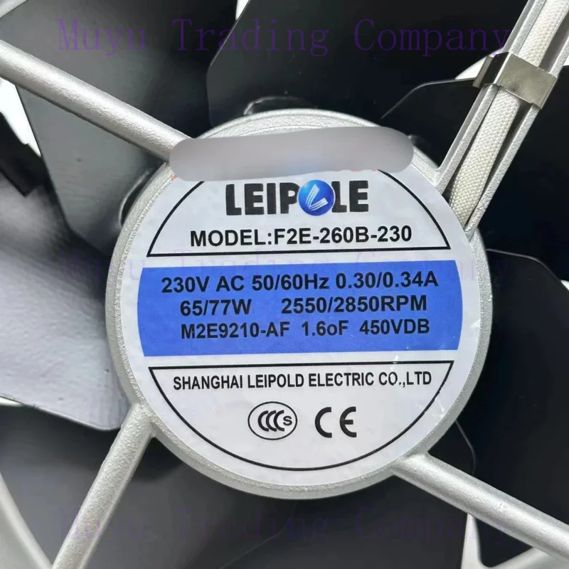 

ДЛЯ F2E-260B-230 AC 230 В 0,34 А 225x225x80 мм Вентилятор охлаждения сервера