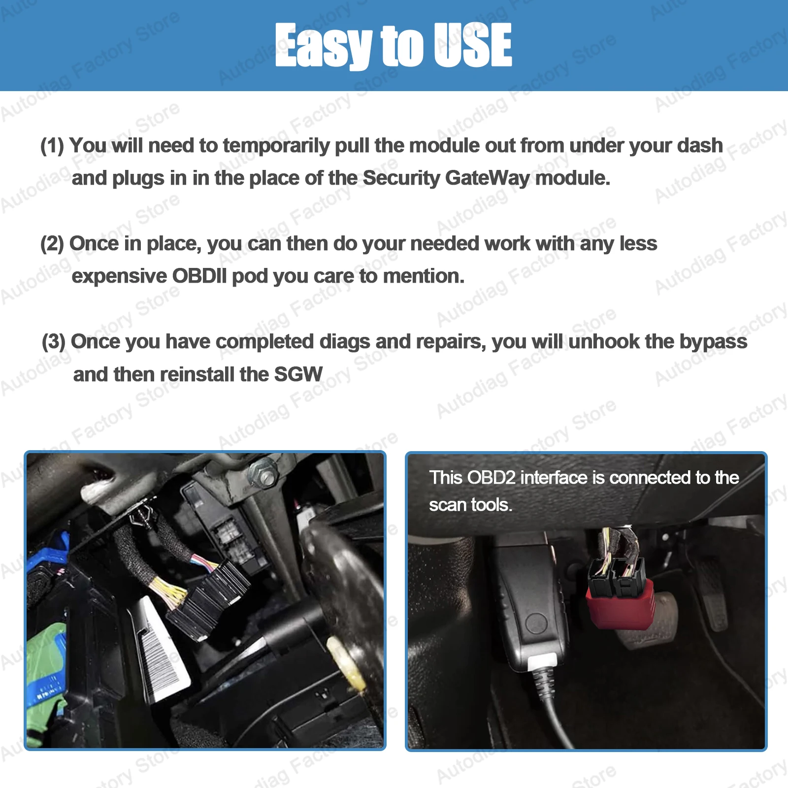 SGW Bypass-Kabel für FCA 12+8 Pin Sicherheits-Gateway-Modul Bypass-Adapter für Chrysler/Dodge/Ram/Jeep/Fiat/Maserati Programmierkabel – Detail 2