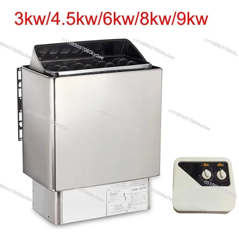 9kw Sauna Heater 220V 380V Sauna Steam Generator Home Use Heating Furnace Room Dry Equipment With Controller