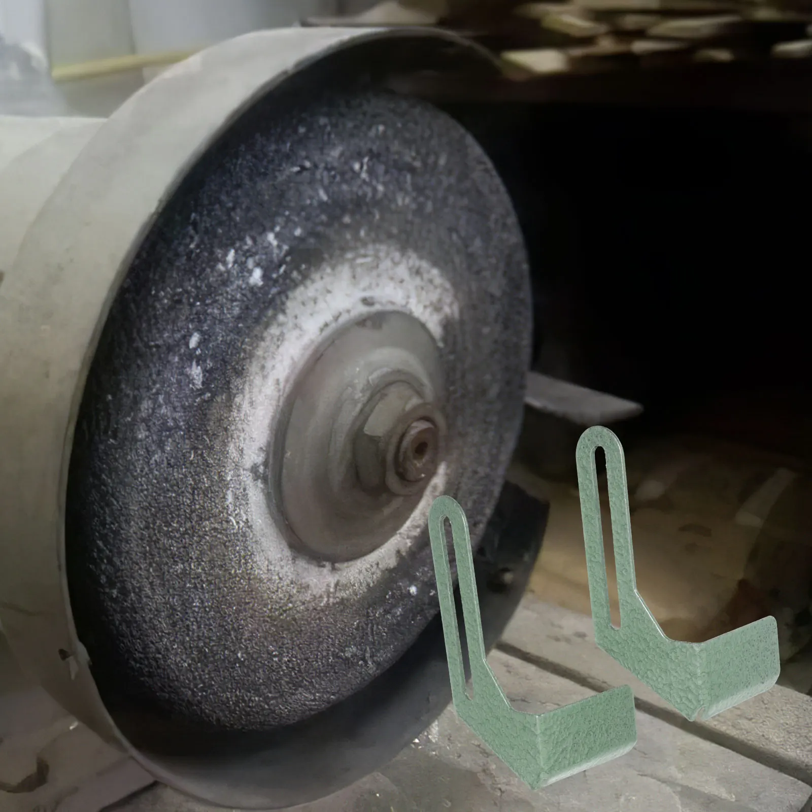 

Bench Grinder Tool Holder Stand Iron Material Reusable Bracket Desktop Organizer Accessories 150 200mm Grinding Wheel Workbench