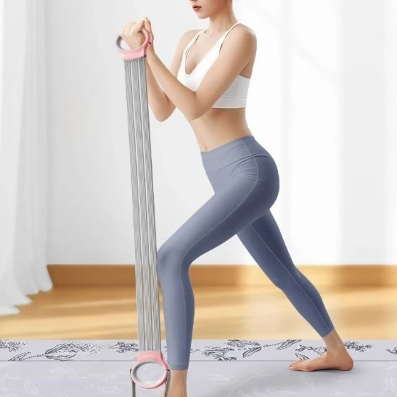 

Functional tension rope pedal open back stretching practice back yoga elastic belt open shoulder beautiful