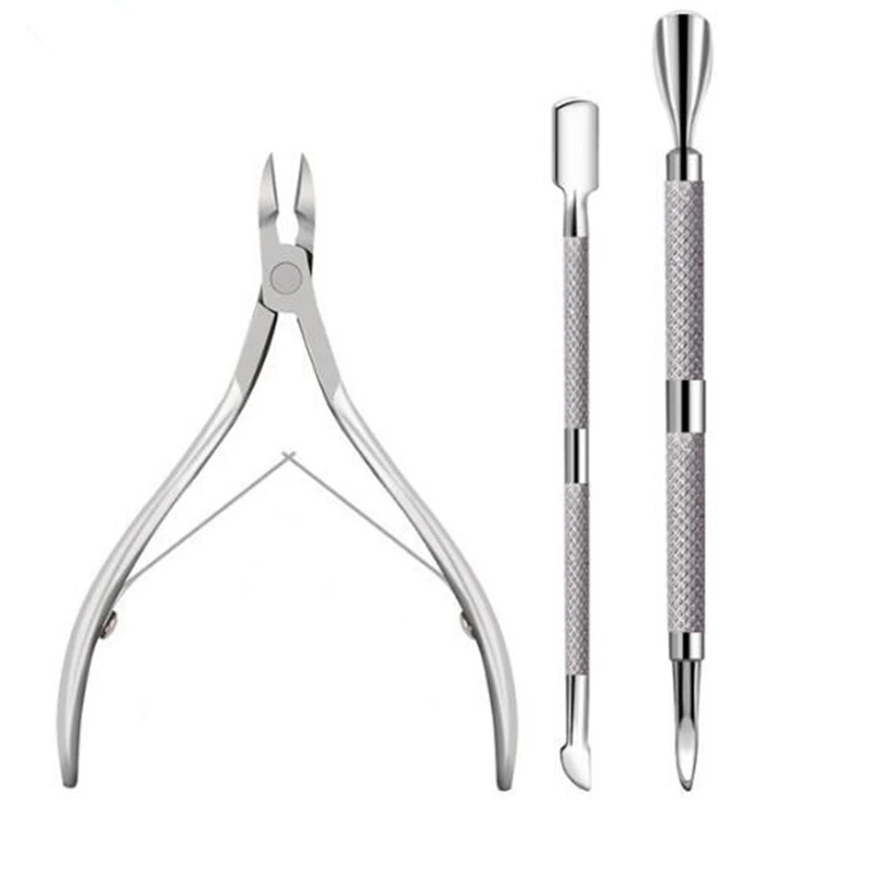 Nail Cuticle Scissors Stainless Steel Manicure Pedicure Tools Silver Dead Skin Scissor Nipper Clipper Tool