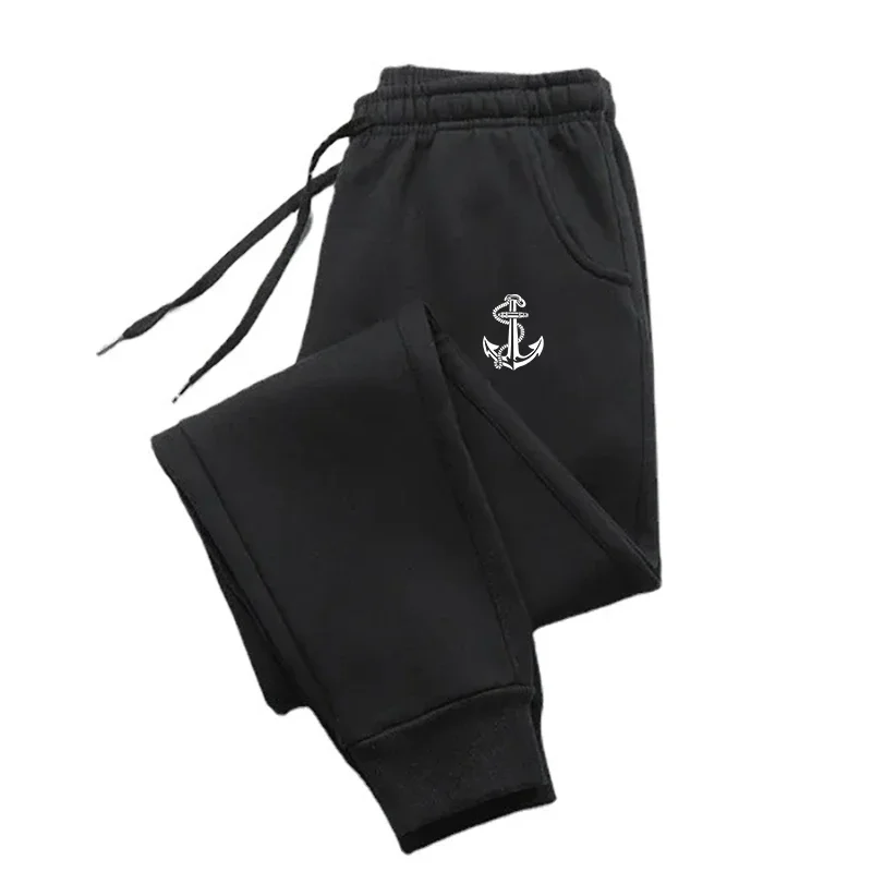 2026 Spring Autumn Men's Drawstring Sweatpants Casual Sport Trousers Hip Pop Pants Male Fitness Solid Jogging Pants Wholesale