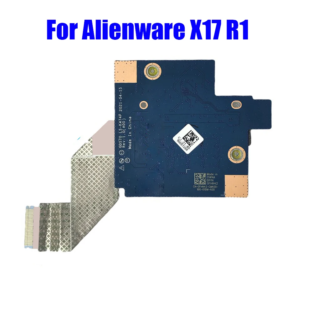 Laptop Backlit Keyboard Board For Alienware X17 R1 0FHN42 FHN42 GDS70 LS-K474P