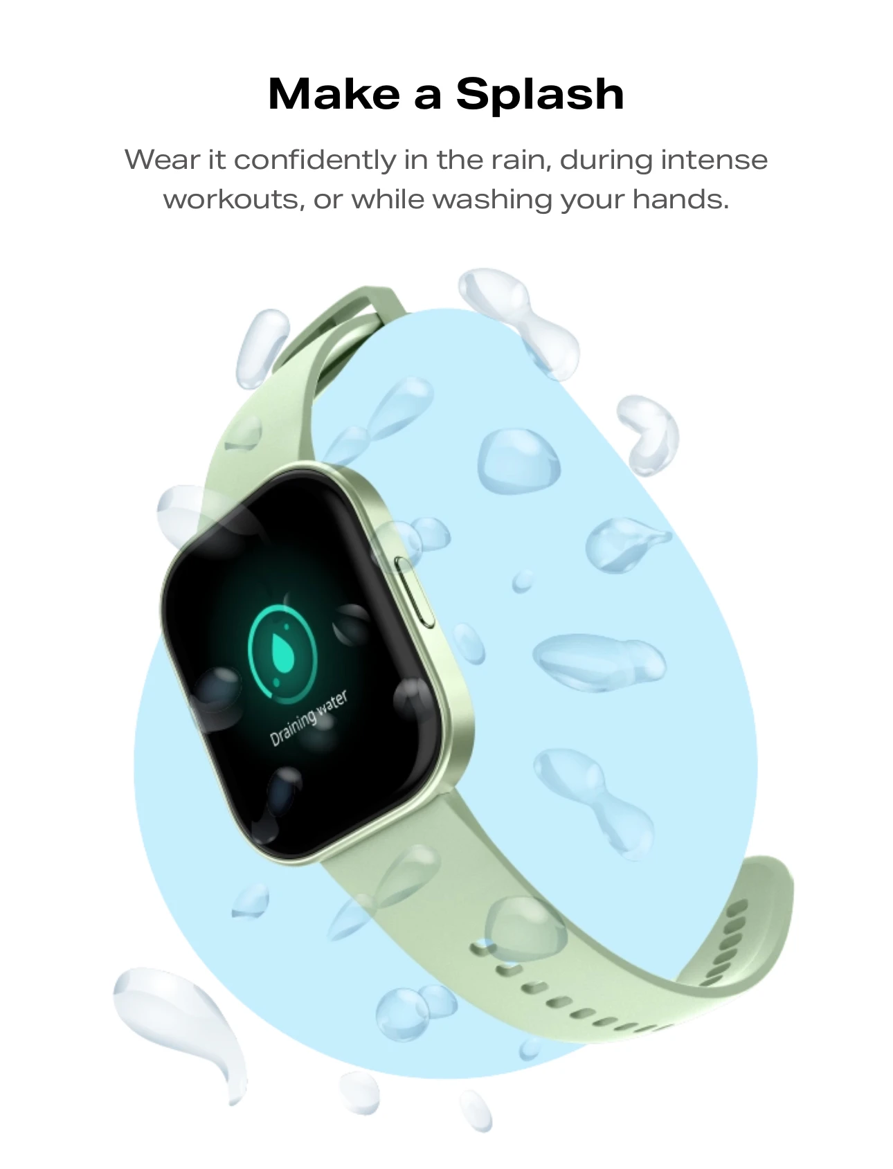 Infinix XWatch H5 Pro Smart Fitness Tracker Watch Heart Rate Monitor Sleep Tracker Waterproof Pedometer for Android iOS - Image 2