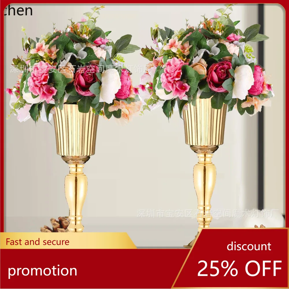 

Золотая свадебная ваза Hxl - винтажное декоративное украшение для гостиной