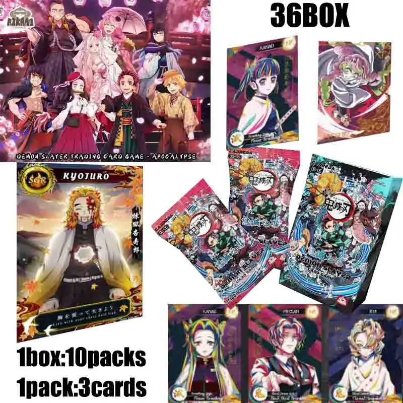 

Demon Slayer Cards Booster Box Collection Wave 5 Wholesale Playing Cards Games Board Party Kids Toys Mystery Pack