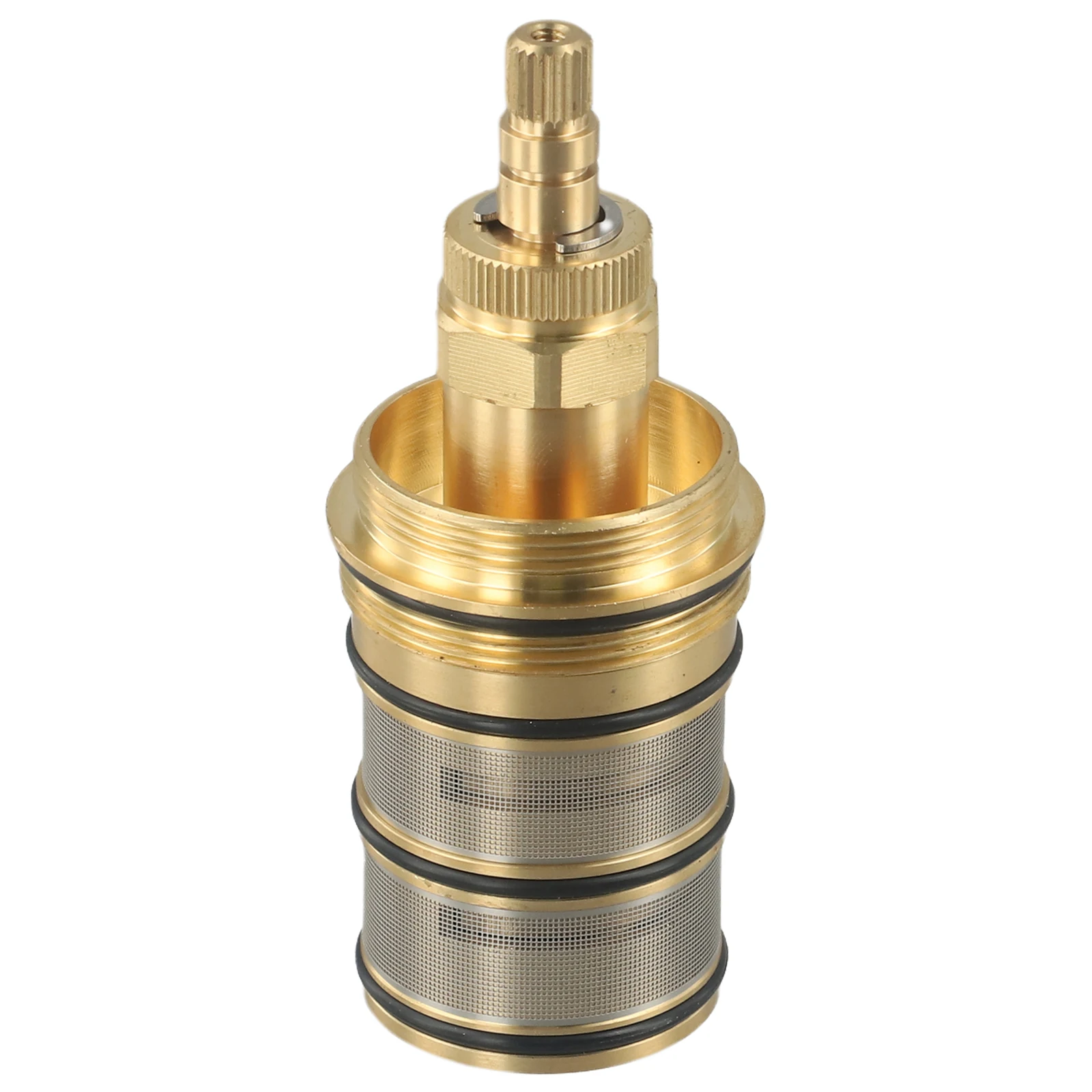 Bathroom Maintenance Brass Thermostatic Cartridge Shower Mixer Valve Durability Solid Brass Thermostats Easy Installation