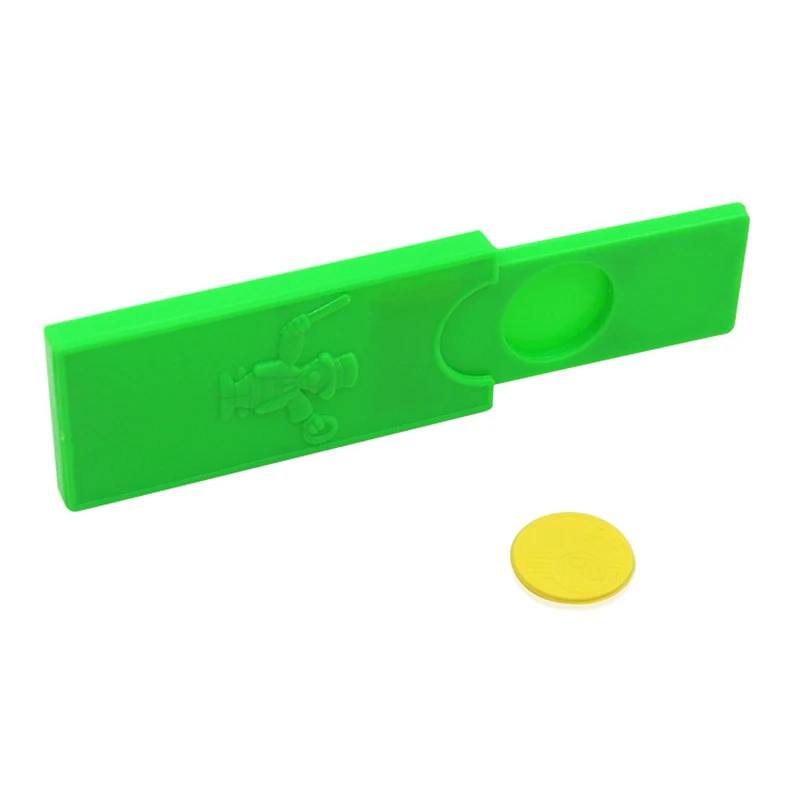 Boîte de pièces de monnaie qui disparaît, accessoires magiques pour enfants, jouets magiques Cool pour enfants, tours de magie faciles et incroyables et amusants