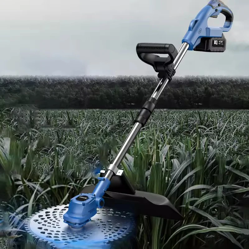 Bornrin Wireless Garden Brushless Grass Cutter Machine Cordless Weed Eaters Electric Grass Trimmer Handheld Rotary Lawn Mowe view 2