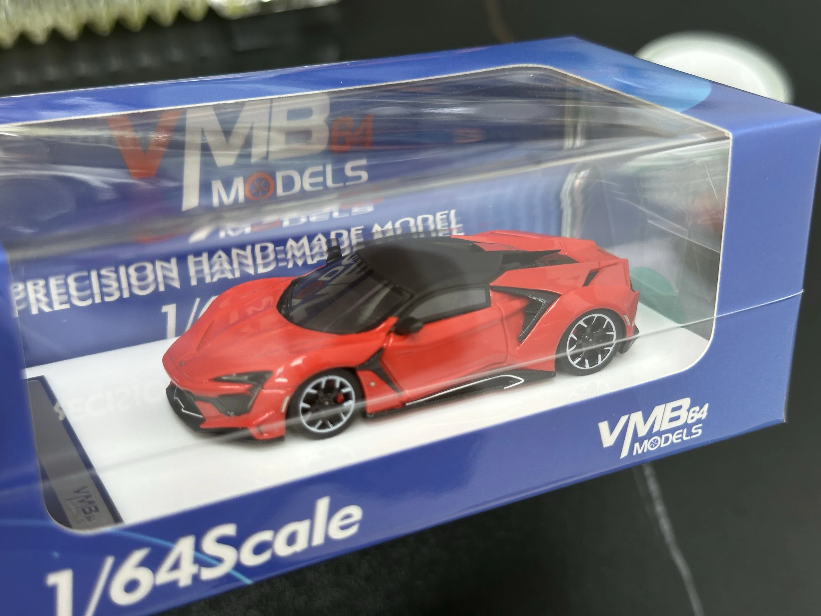 VMB 모델 1:64 Lakenfy Fenyr SuperSport 컬렉션, 다이 캐스트 합금 자동차 모델 장식 선물