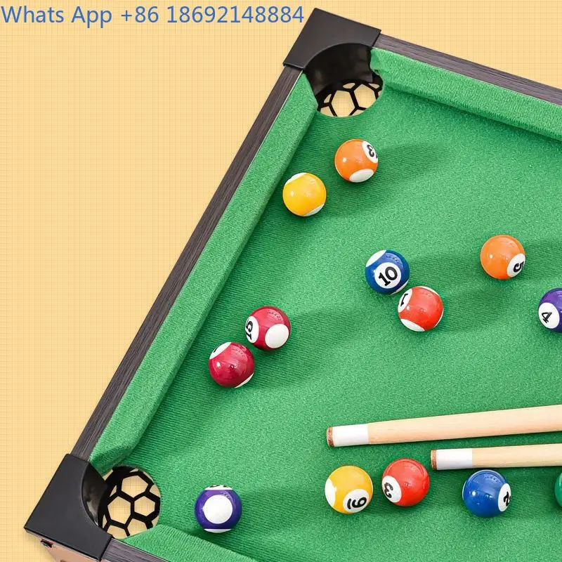 طاولة حمام السباحة المنزلية بين الوالدين والطفل طاولة سنوكر أمريكية صغيرة لحمام السباحة هدية عيد ميلاد للأطفال تعليمية