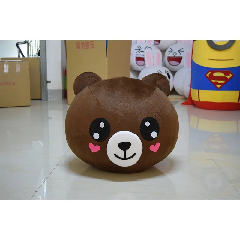 New Kind of Bear Mascot Black Blown and Kani Rabbit  Mascot Costume Cosplay  Stock Bear Costume