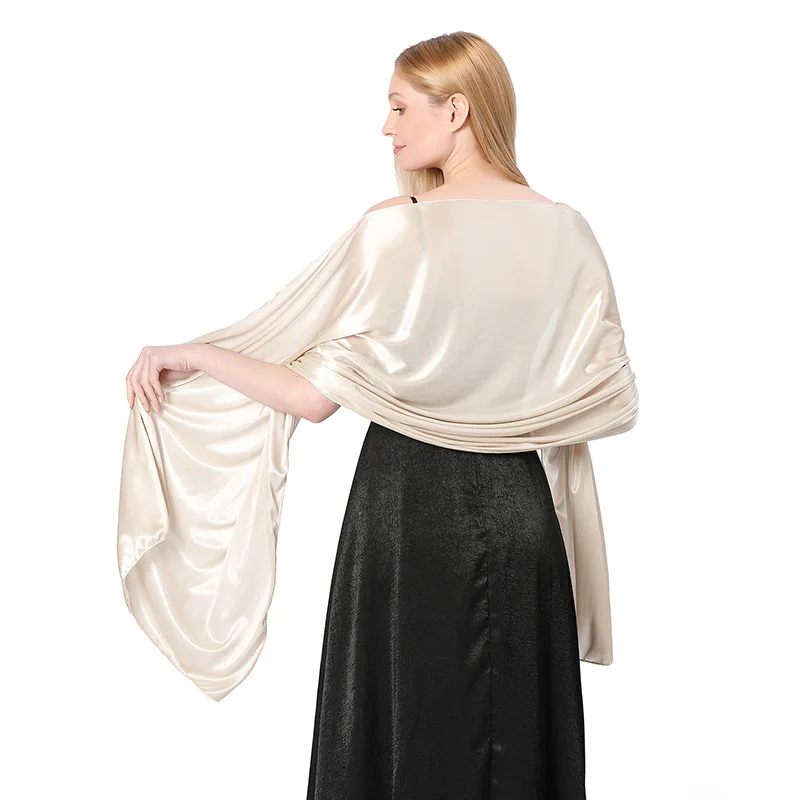 2025 Convertible Shawl Scarf for Women, Evening Gala Party Wrap, Bridal Bride Bridesmaid Accessory, Elegant Chiffon Cape