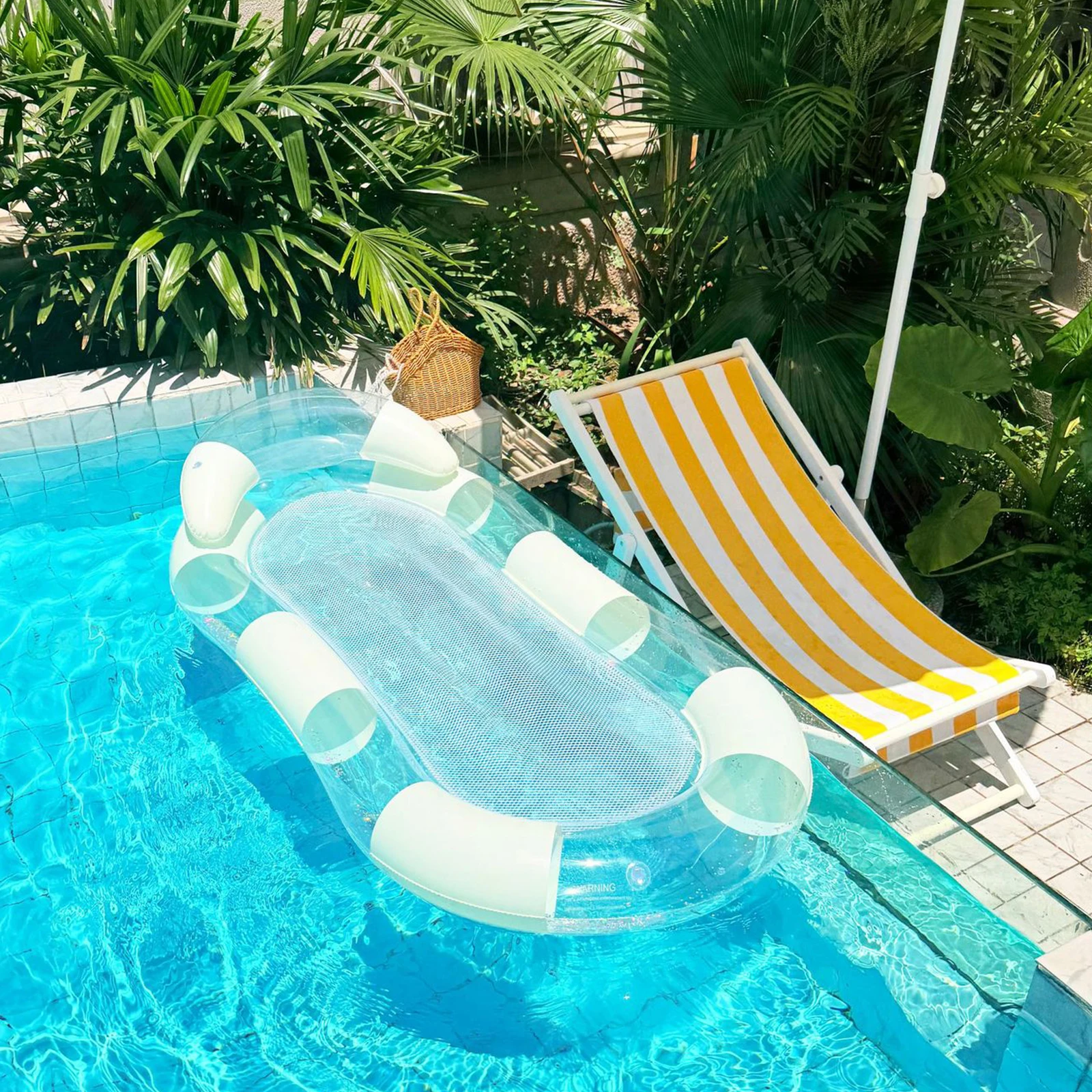 inflatable-pool-lounger-foldable-sequin-floating-raft-pvc-swimming-pool-float-bed-for-summer-beach-lake-backyard-parties