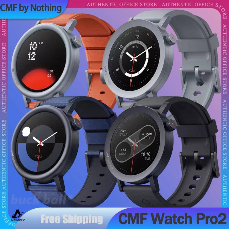 

Cmf By Nothing Watch Pro2 Bluetooth Smart Watch 1.32 Inch Amoled Screen Cmf Watchs Call Sports Gps Waterproof Smartwatch For Man