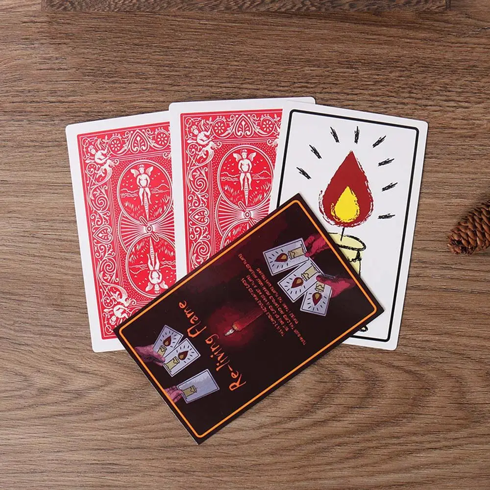 

Birthday Gift Change A Magic Street Card Props Magic Toy Poker Cards Relighting Candles Magic Cards Magic Props Magic Tricks