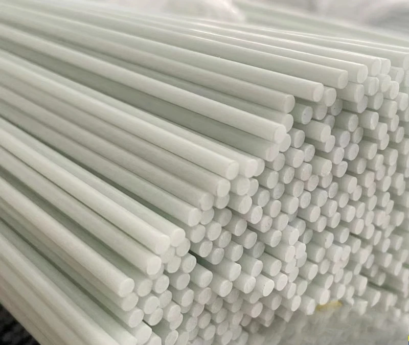 Length 500mm White/Black Glass Fiber Bar Diameter 2-13mm Solid Glass Fiber Bar Hard Plastic Rod High elastic support rod