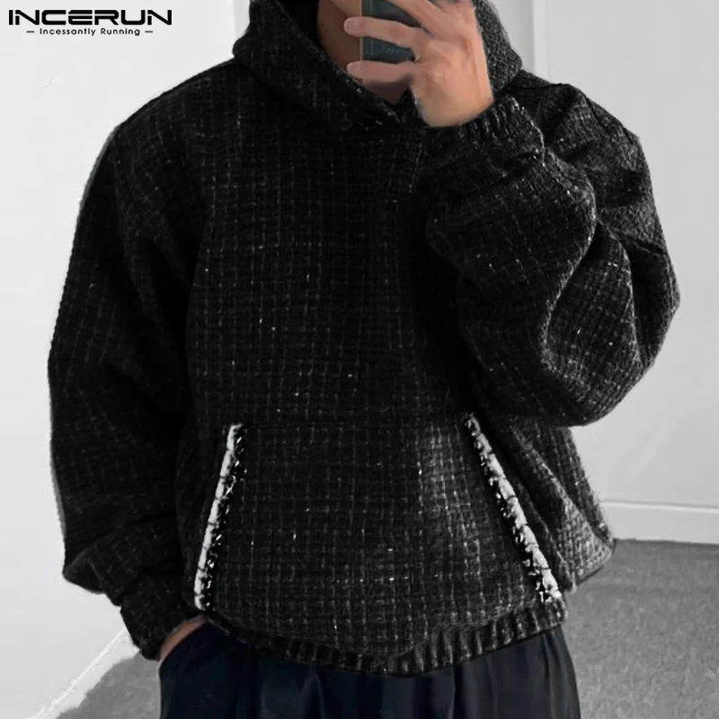 Fashion Long Sleeve Texture Hooded Sweatshirts Casual Outdoor Hoodie