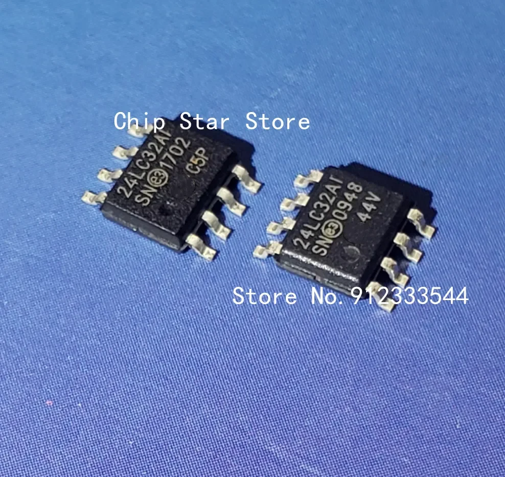 5-100pcs  24LC32A-I/SN 24LC32AT-I/SN 24LC32A SOIC8  100%New And Original