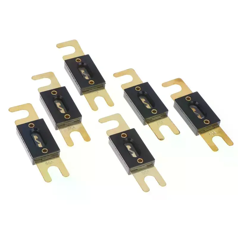 1Pc ANL Fuse Holder Bolt-On Fuse Automotive Fuse Holders Fusible Link With Fuse 30A 40A 50A 60A 70A 80A Fuses