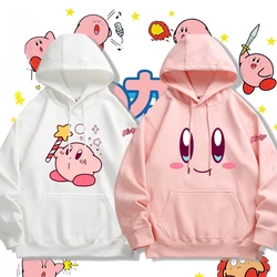 Nintendo Kirby Cartoon Anime periphery Mother daughter hoodies in Spring and Autumn New Style cute Parent child hoodies