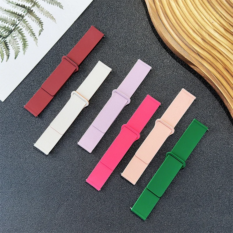 

18mm 20mm 22mm Magnetic Strap For Samsung Galaxy Watch 4/5/6/7/Gear S3/Active2 Silicone Band Huawei GT6 GT4 2E Garmin Venu 3S 2S