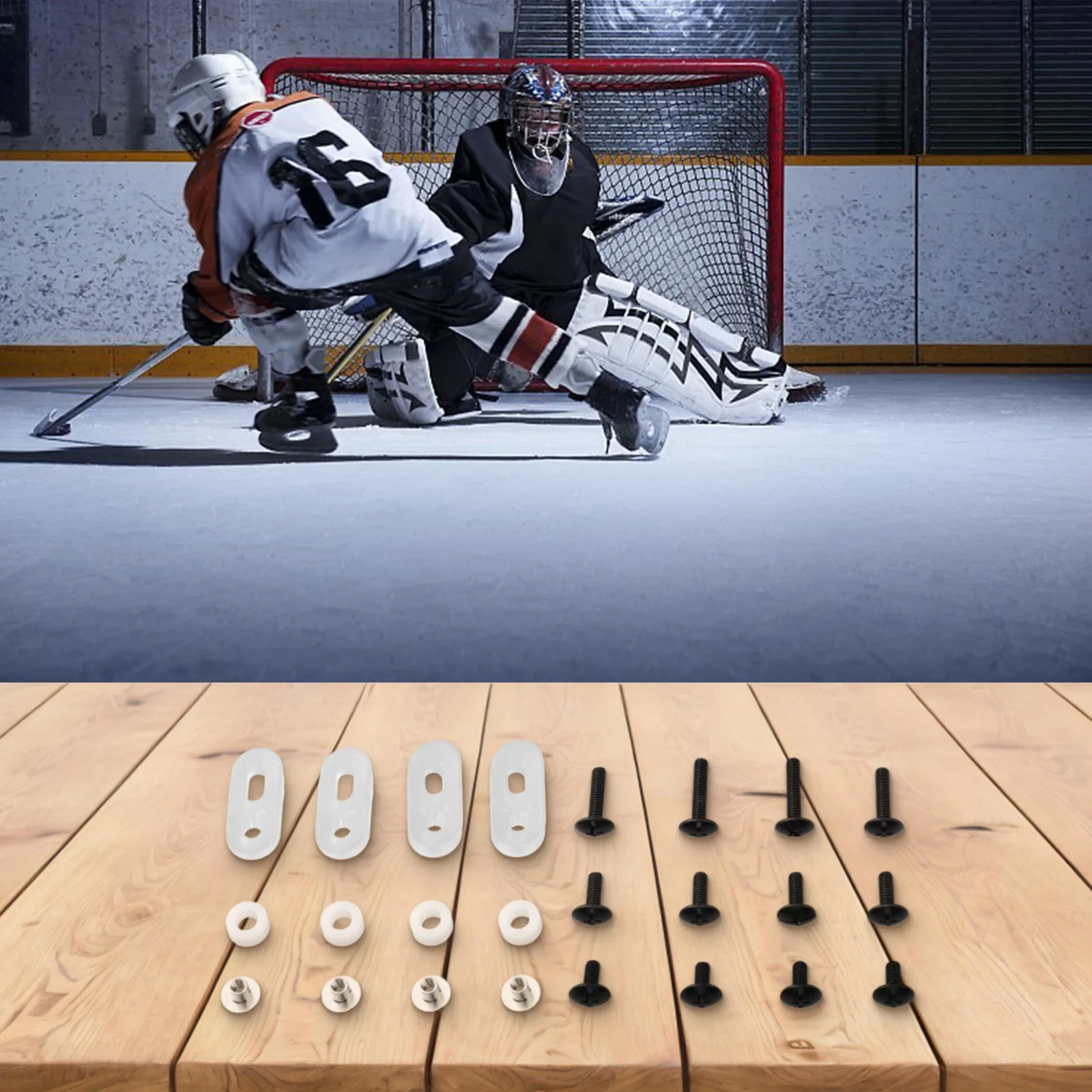 خوذة إصلاح المسمار خوذة أقنعة السحابة لألعاب هوكي الجليد مناسبة لمعظم الخوذات تشديد مسامير لأقنعة الخوذة