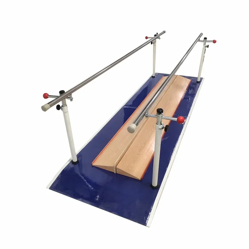 Wooden parallel bar with correction board, lower limb walking correction board, training rehabilitation equipment and health car