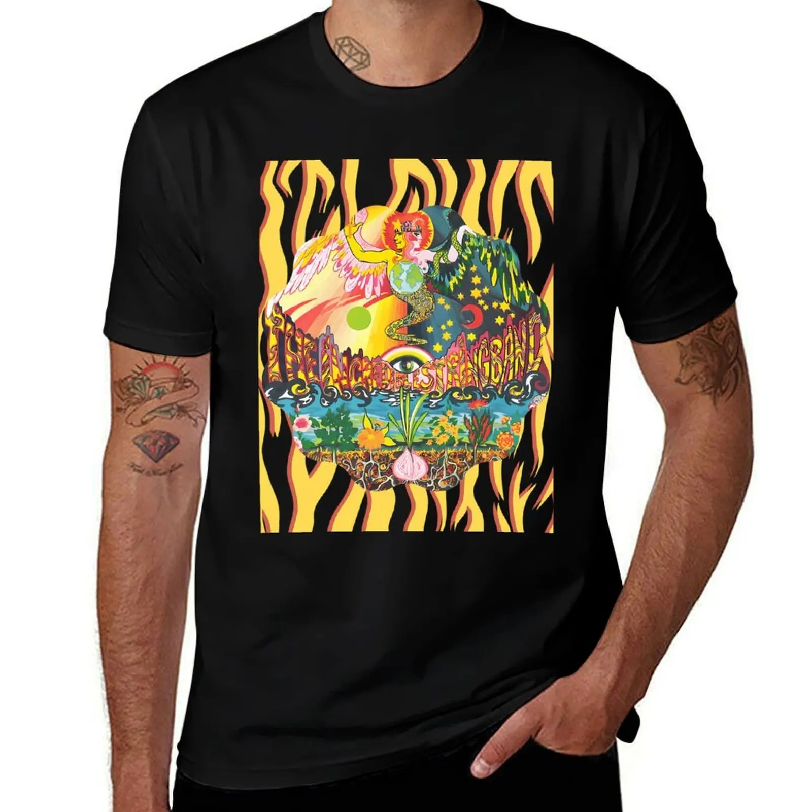 

Incredible String Band - most psychedelic album cover ever T-Shirt luxury t-shirt customs design your own shirts men