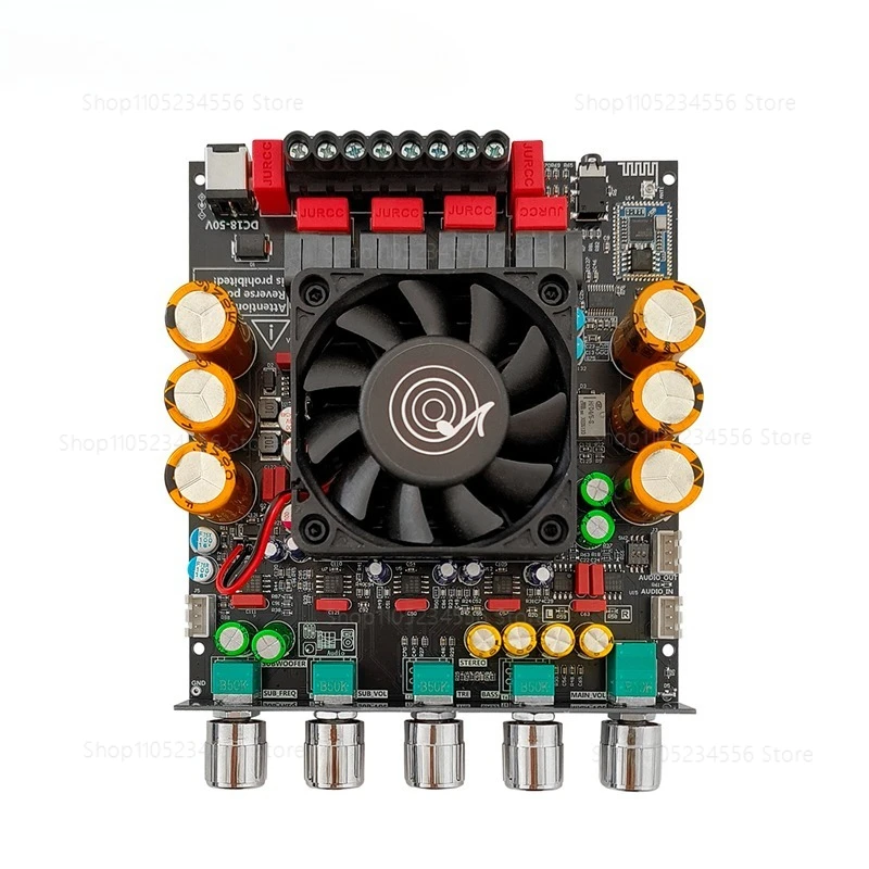 

ZK-APTX3 Qualcomm Bluetooth Amplifier Board 2.1 Channel 300W+300W+600W Amplifier Chip TPA3255