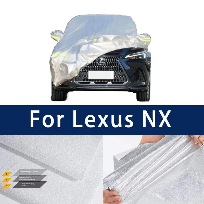 Full car hood dust-proof outdoor indoor UV protection sun protection and scratch resistance For Lexus NX Car umbrella