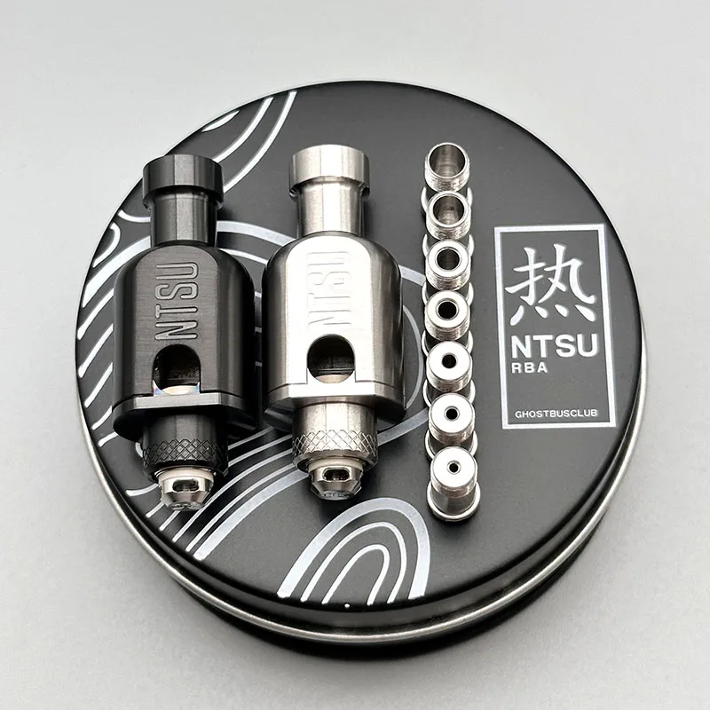 خزان جسر vape Style NTSU RBA مع 7 قطع دبابيس هواء 1.0 / 1.2 / 1.5 / 2.0 / 2.5 / 3.0 / 3.5 / 4.0 مم لخزان SXK Billet/BB/Boro