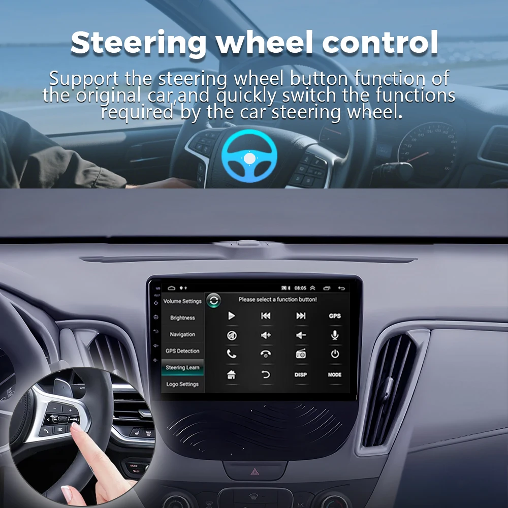 أندرويد 15 Carplay السيارات 2K شاشة راديو السيارة مشغل وسائط متعددة لشروليه ماليبو XL 2016-2018 DSP Autoradio ستيريو سنابدراجون
