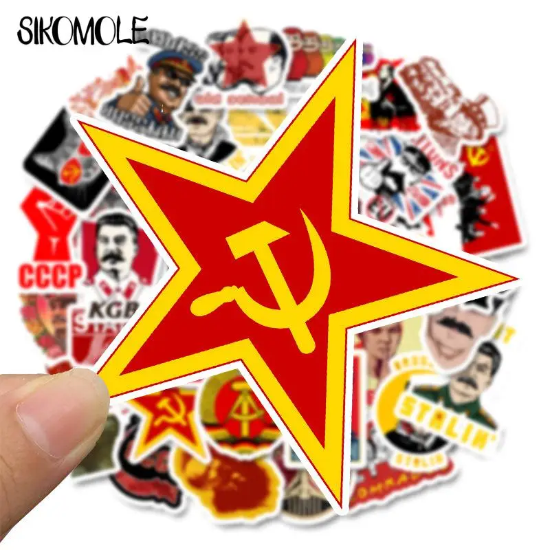 10/30/50pcs Mixed Soviet Union Stalin USSR CCCP HET Stickers Graffiti Luggage Laptop Phone Skateboard Room Decals Stickers F5