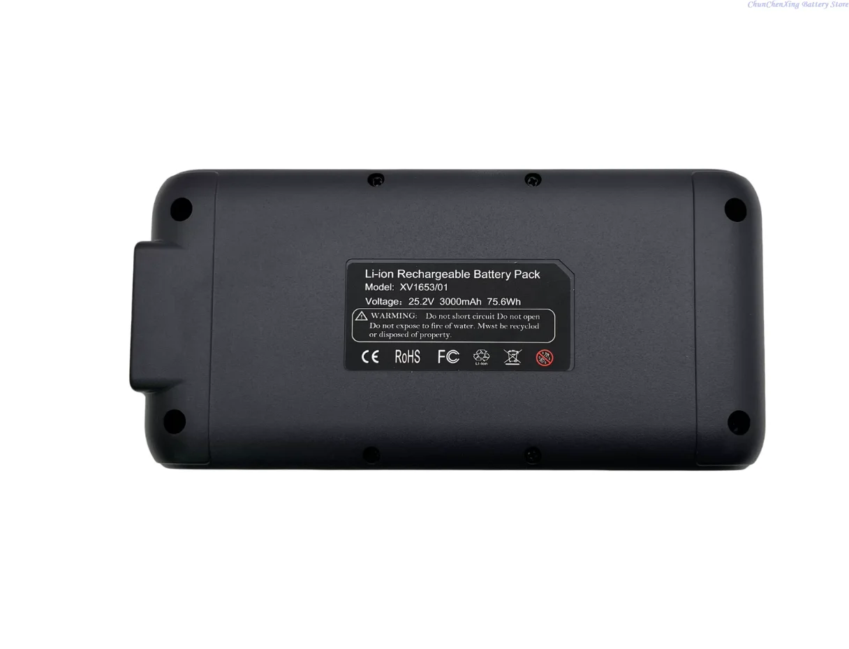 ALLCCX 25.2V 3000mAh Replacement Battery for Philips 5000 Series XV1653/01 XC5041 XC5043 XC5141 XC5142 XC5242 XC5243 XC5245