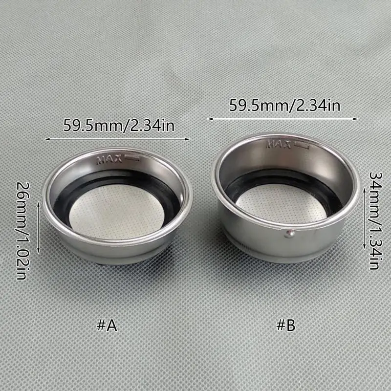 ตะกร้ากรองกาแฟ M6CB 51 มม. สแตนเลสเอสเพรสโซ่ผงตัวกรองกาแฟมืออาชีพสำหรับหลายเครื่อง